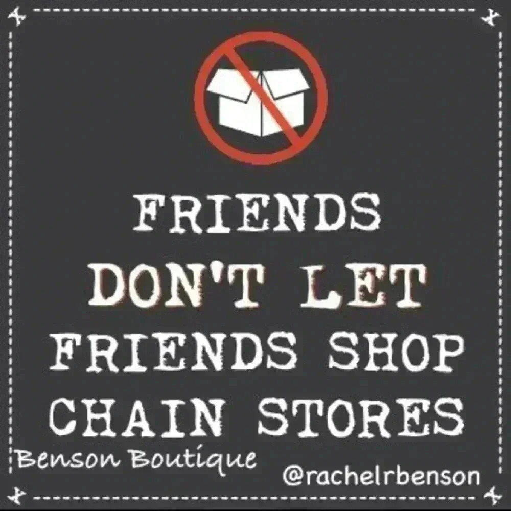 🚫 No Chain Stores 🚫